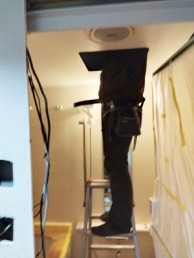 頭の真上からシャワーをたっぷり浴びて気分爽快♪　目黒区M様邸